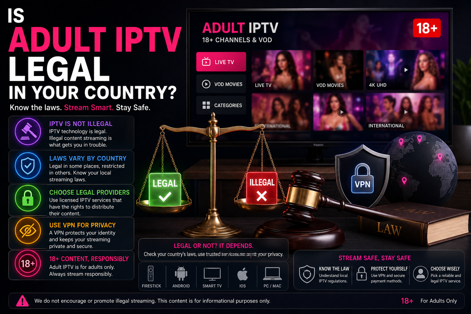 legal adult IPTV streaming